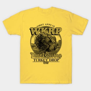 WKRP Turkey Drop 1978 Pencil Art T-Shirt